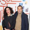 Zinedine Soualem et sa fille Mouna lors de l'avant-première du film "Casse-tête chinois" à Paris, le 25 novembre 2013