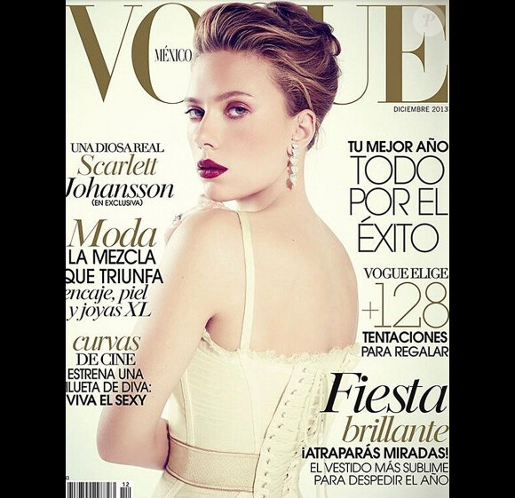 Scarlett Johansson en couverture du Vogue mexicain.