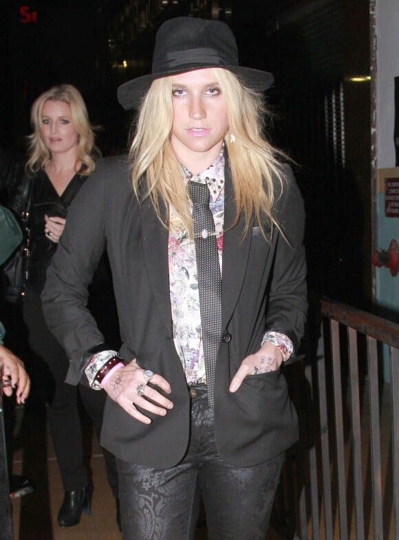 La chanteuse Kesha à Hollywood. Le 14 novembre 2012.