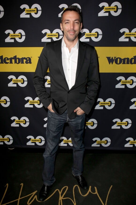 David Strajmayster assiste à la soirée des 20 ans de la marque Wonderbra au Très Honoré. Paris, le 27 novembre 2013.