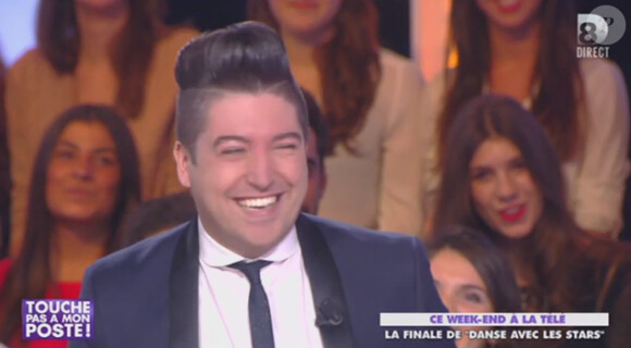 Chris Marques, juré de "Danse avec les stars 4", dans l'émission "Touche pas à mon poste" du 25 novembre 2013.