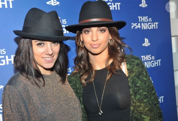 La chanteuse Tal et la chanteuse Alizee ont participé à la soirée de lancement de la console Playstation 4 Sony au centre culturel alternatif Electric à Paris le 28 novembre