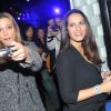 Sandrine Quetier et Elisa Tovati ont participé à la soirée de lancement de la console Playstation 4 Sony au centre culturel alternatif Electric à Paris le 28 novembre