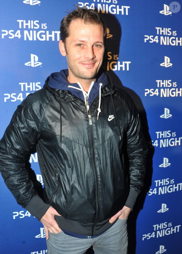 Nicolas Duvauchelle lors de la soirée de lancement de la console Playstation 4 Sony au centre culturel alternatif Electric a Paris le 28 novembre 2013
