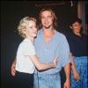 Brad Pitt et Juliette Lewis à Los Angeles le 29 septembre 1992.