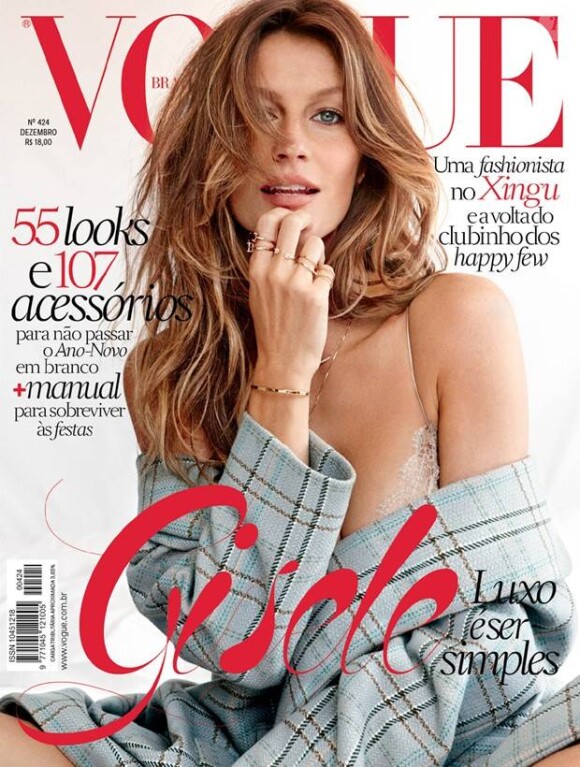 Gisele Bündchen photographiée par Giampaolo Sgura pour le magazine Vogue Brasil. Décembre 2013.