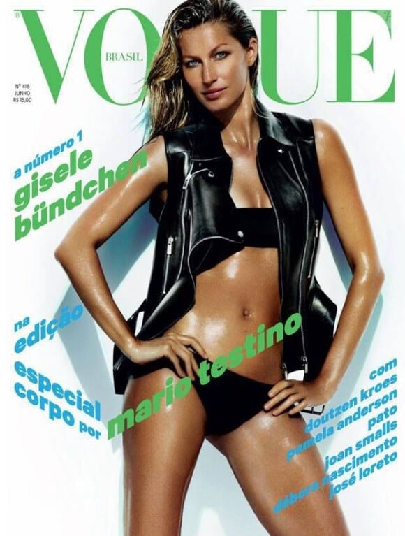 Gisele Bündchen en couverture du magazine Vogue Brasil de juin 2013.