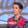 Alessandra Sublet sur le plateau du Tube de Canal+, le samedi 30 novembre 2013.