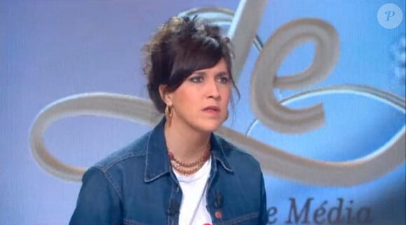 Daphné Bürki  sur le plateau du Tube de Canal+, le samedi 30 novembre 2013.
