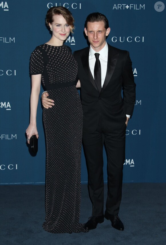 Evan Rachel Wood et Jamie Bell à Los Angeles, le 2 novembre 2013.