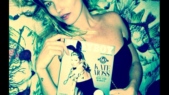 Kate Moss: Lapin sexy mais pudique pour la couverture de Playboy tant attendue !