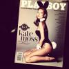 Couverture du magazine Playboy avec Kate Moss.