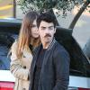 Joe Jonas et Blanda Eggenschwiler font du shopping à West Hollywood, Los Angeles, le 30 novembre 2013.