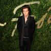 Harry Styles arrive aux British Fashion Awards à Londres le 2 décembre 2013