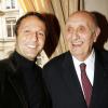 Pierre Tchernia et Arthur à Paris le 29 janvier 2008.