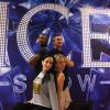 Kenza Farah et son équipe lors des répétitions pour le deuxième prime d'Ice Show qui sera diffusé le mercredi 4 décembre.
