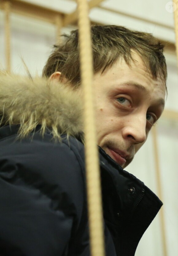Pavel Dmitrichenko inculpé à Moscou, le 7 mars 2013, pour avoir commandité l'agression à l'acide dont a été victime Sergueï Filine.