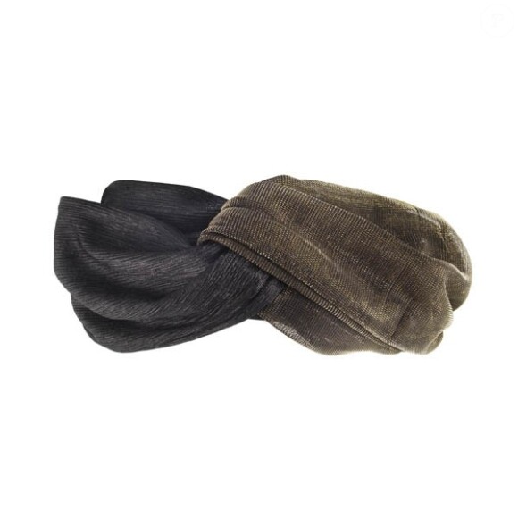 Foulard demi turban lucie or