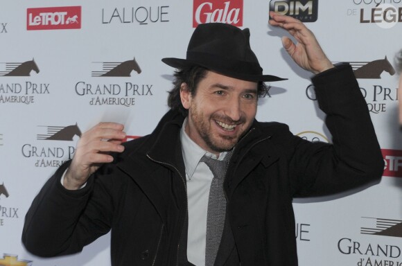 Edouard Baer à l'Hippodrome de Vincennes, le 27 janvier 2013.