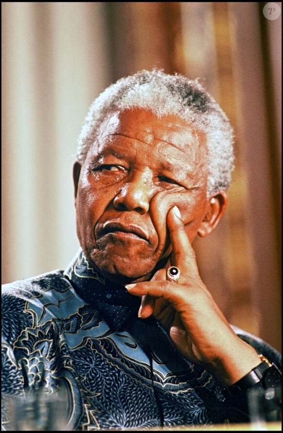 Nelson Mandela à Londres en 1996. Le leader sud-africain est mort le 5 décembre 2013.