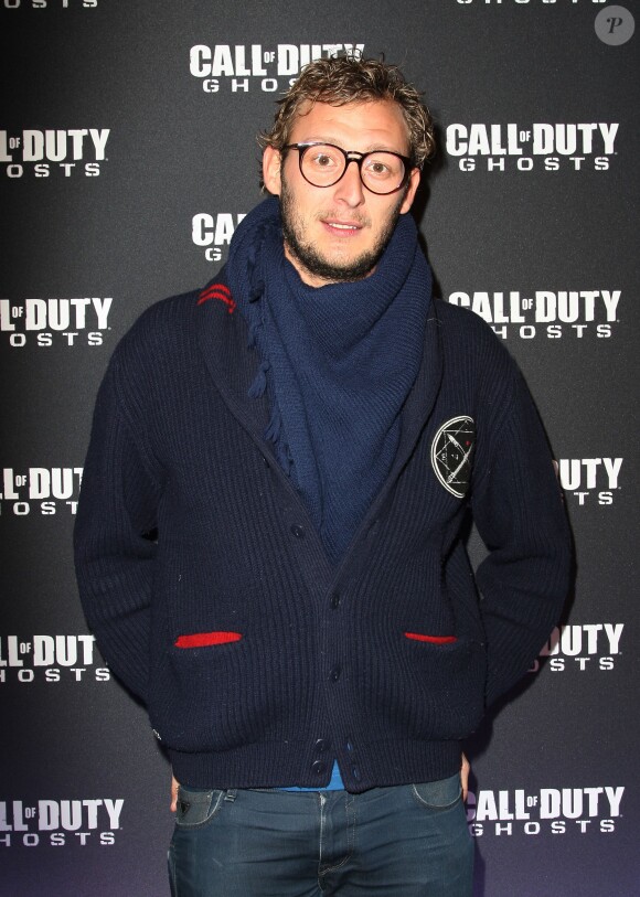 Amaury Leveaux à la soirée  de lancement du jeu "Call of Duty Ghost" au Palais de Tokyo à Paris le 4 novembre 2013