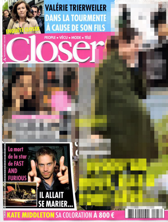 Magazine Closer du 6 au 12 décembre 2013.