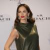 Eugenia Silva enceinte à l'inauguration de la boutique "Coach" à Madrid en Espagne le 20 novembre 2013.