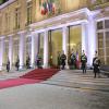 Le dîner du Sommet pour la paix et la sécurité en Afrique au palais de l'Elysée à Paris le 6 décembre 2013