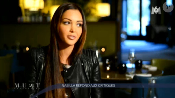 Nabilla Benattia accorde une interview à Must Célébrités, le samedi 7 décembre sur M6.