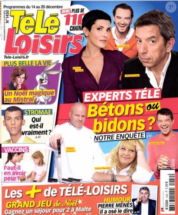 Magazine Télé-Loisirs du 14 au 20 décembre 2013.