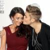 Justin Bieber et sa mère Pattie Mallette aux 40e "American Music Awards" à Los Angeles, le 18 novembre 2012.