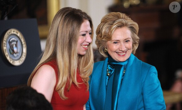 Hillary Clinton et Chelsea Clinton à la cérémonie Presidential Medal of Freedom à Washington, le 20 novembre 2013.
