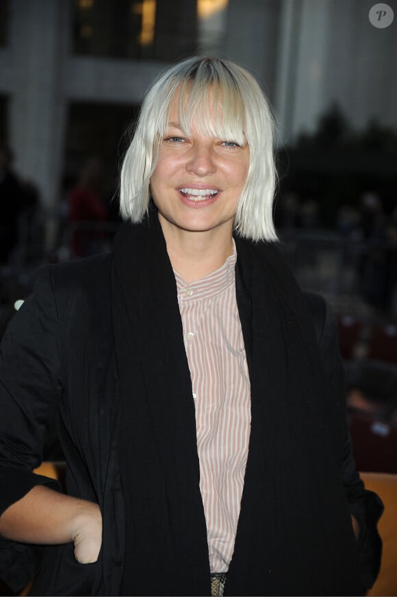 Sia Furler à l'ouverture du Metropolitan Opera Fall Season, le 24 septembre 2012 à New York.