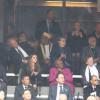 La princesse Charlene de Monaco lors de l'hommage solennel à Nelson Mandela le 10 décembre 2013 au FNB Stadium de Soweto, à Johannesburg.