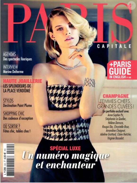 Magazine Paris Capitaledu mois de décembre 2013.