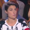 Alessandra Sublet sur le plateau de Touche pas à mon poste, sur D8, le lundi 16 décembre 2013.