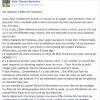 Le message Facebook de Kelly Bochenko à Geneviève de Fontenay