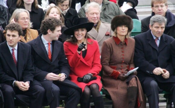 Kate Middleton, le ''bébé d'amour'' du prince William, à Sandhurst le 15 décembre 2006 pour la parade militaire marquant la fin de l'année de formation de son bien-aimé.