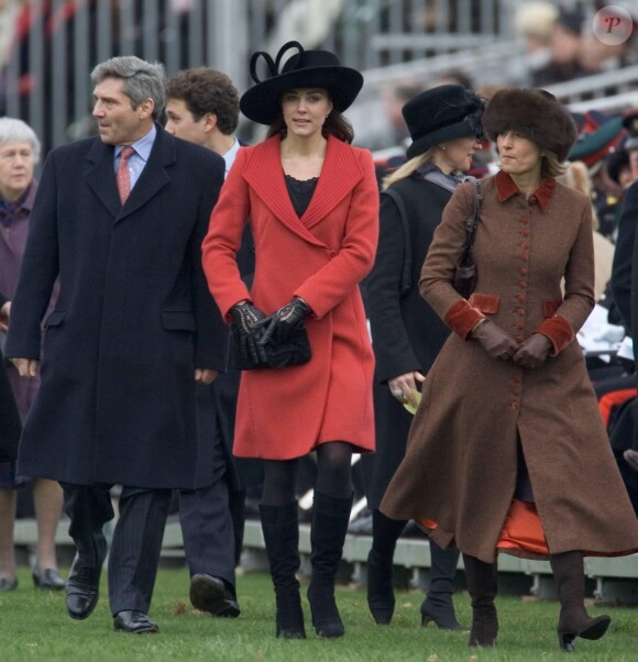 Kate Middleton, le ''bébé d'amour'' du prince William, à Sandhurst le 15 décembre 2006 pour la parade militaire marquant la fin de l'année de formation de son bien-aimé.