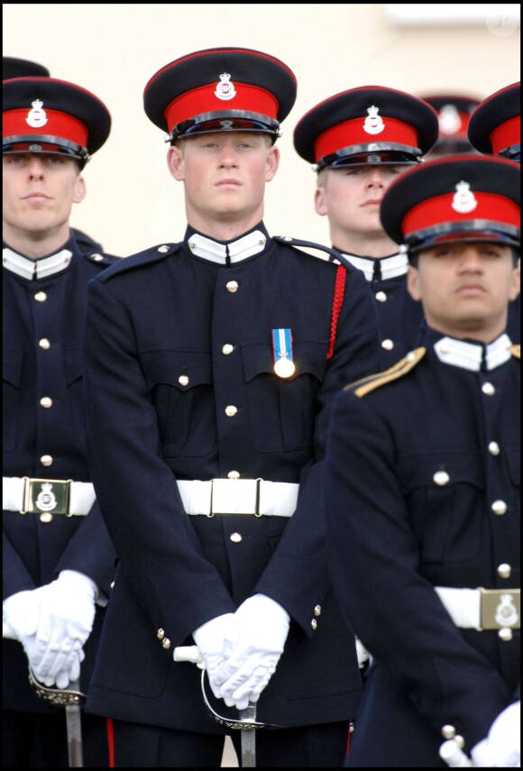 Le prince Harry à Sandhurst en avril 2006