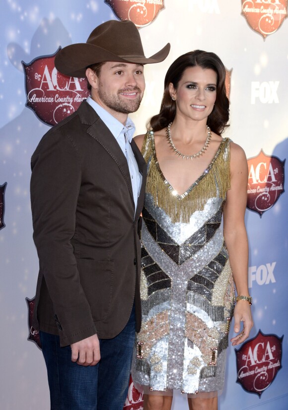 Danica Patrick et son compagnon Ricky Stenhouse Jr., lors des 2013 American Country Awards au Mandalay Bay Events Center de Las Vegas, le 10 décembre 2013