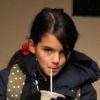 Suri Cruise quitte son école à New York, le 19 décembre 2013.