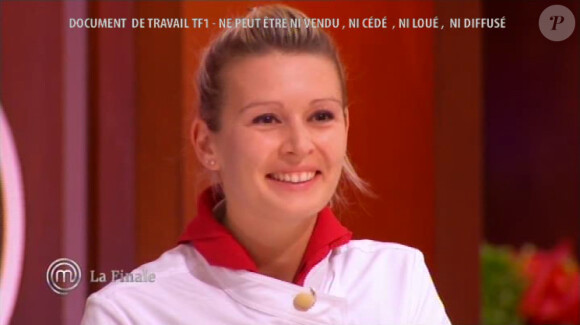 Marie-Hélène dans Masterchef 4, la finale, le vendredi 20 décembre 2013.