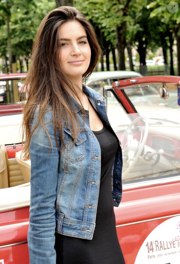 La ravissante Lara Micheli lors du 14e Rallye des Princesses à Paris, le 1 juin 2013.