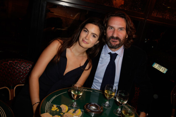 Lara Micheli et Frédéric Beigbeder au café de Flore le 7 novembre 2013.