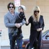 Rachel Zoe et Rodger Berman avec leur fils Skyler à Beverly Hills, Los Angeles, le 14 décembre 2013.
