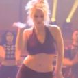Britney Spears, en pleine répétition de danse, dans le documentaire I am Britney Jean, diffusé sur E! le 22 décembre 2013.