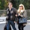Rachel Zoe, enceinte, et son mari Rodger Berman se promènent à West Hollywood, le 10 décembre 2013.