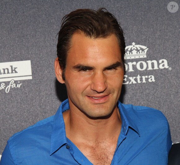 Roger Federer à Hambourg. Le 17 juillet 2013.