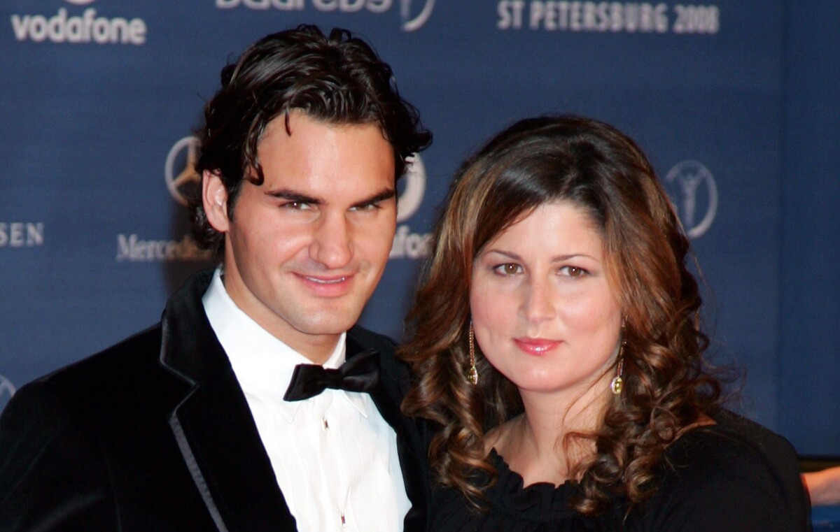 Photo : Roger Federer et Mirka Vavrinec à St. Petersbourg, le 23 juillet  2009. - Purepeople